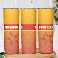 Zimbabwe Cricket Custom Skinny Tumbler Come On Chevrons