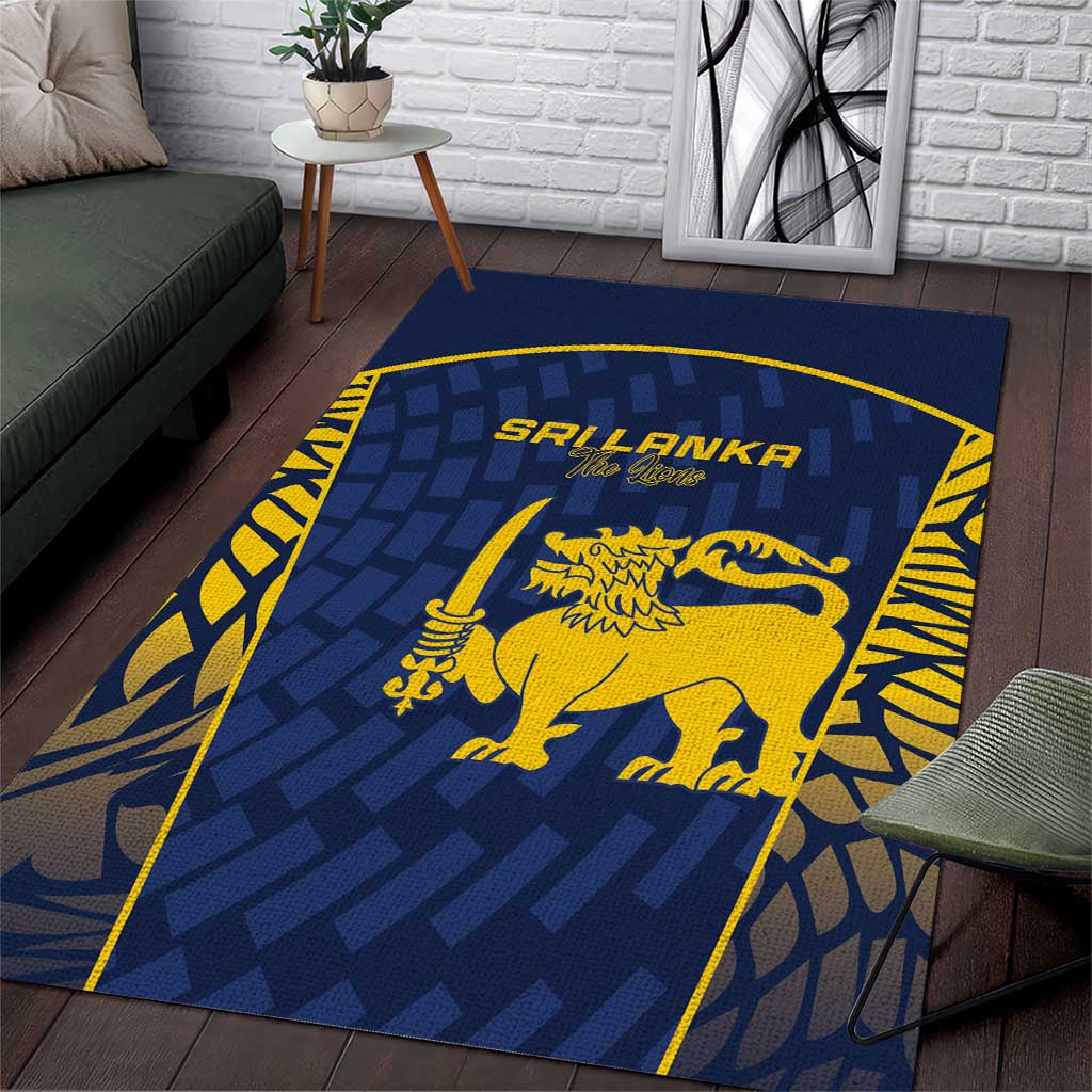 Sri Lanka Cricket Area Rug Go Champions Lions