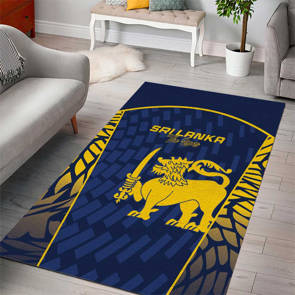 Sri Lanka Cricket Area Rug Go Champions Lions