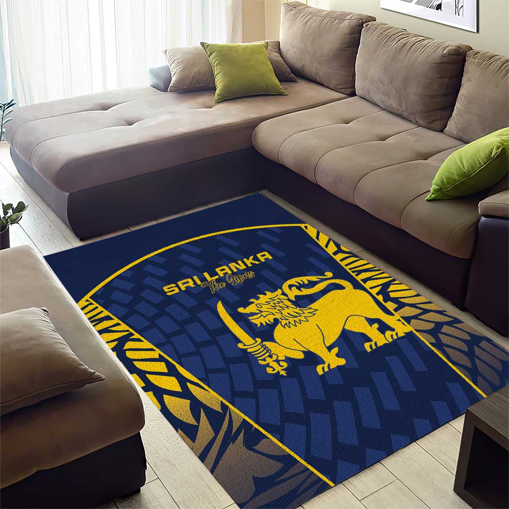 Sri Lanka Cricket Area Rug Go Champions Lions
