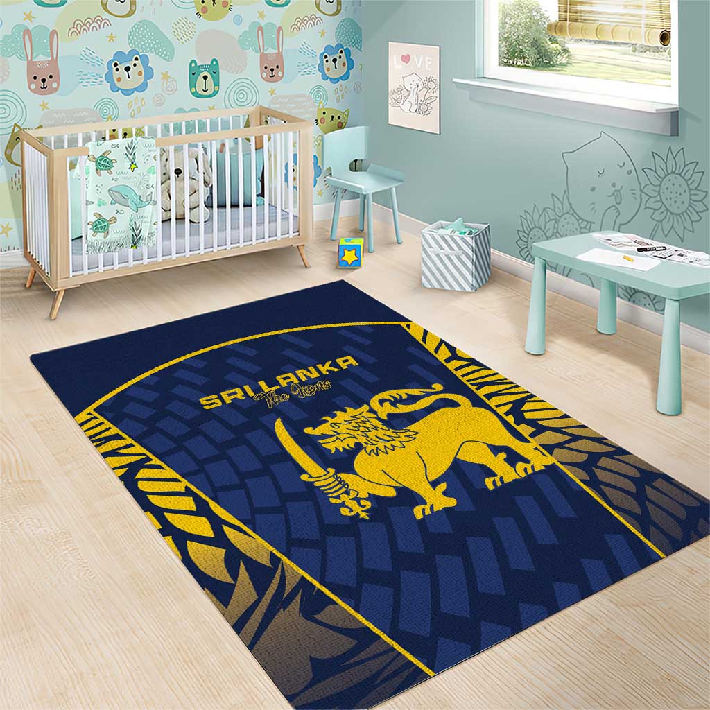 Sri Lanka Cricket Area Rug Go Champions Lions