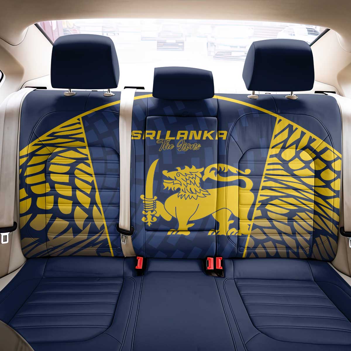Sri Lanka Cricket Back Car Seat Cover Go Champions Lions