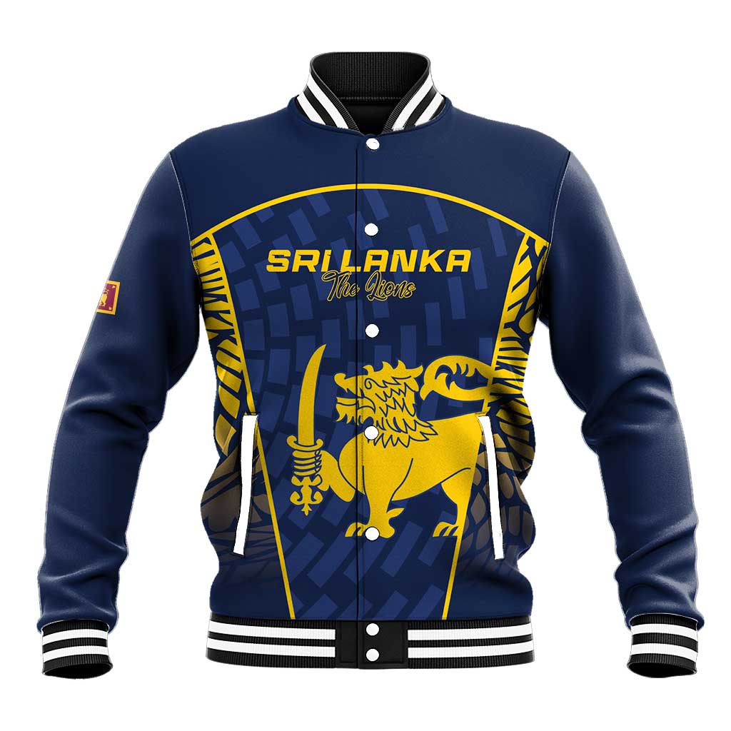 Custom Sri Lanka Cricket Baseball Jacket Go Champions Lions