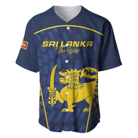 Custom Sri Lanka Cricket Baseball Jersey Go Champions Lions