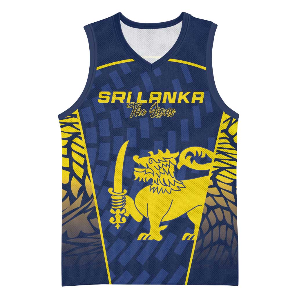 Custom Sri Lanka Cricket Basketball Jersey Go Champions Lions