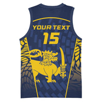 Custom Sri Lanka Cricket Basketball Jersey Go Champions Lions