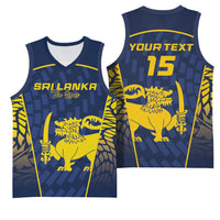 Custom Sri Lanka Cricket Basketball Jersey Go Champions Lions