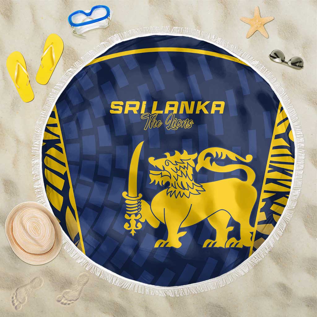 Sri Lanka Cricket Beach Blanket Go Champions Lions