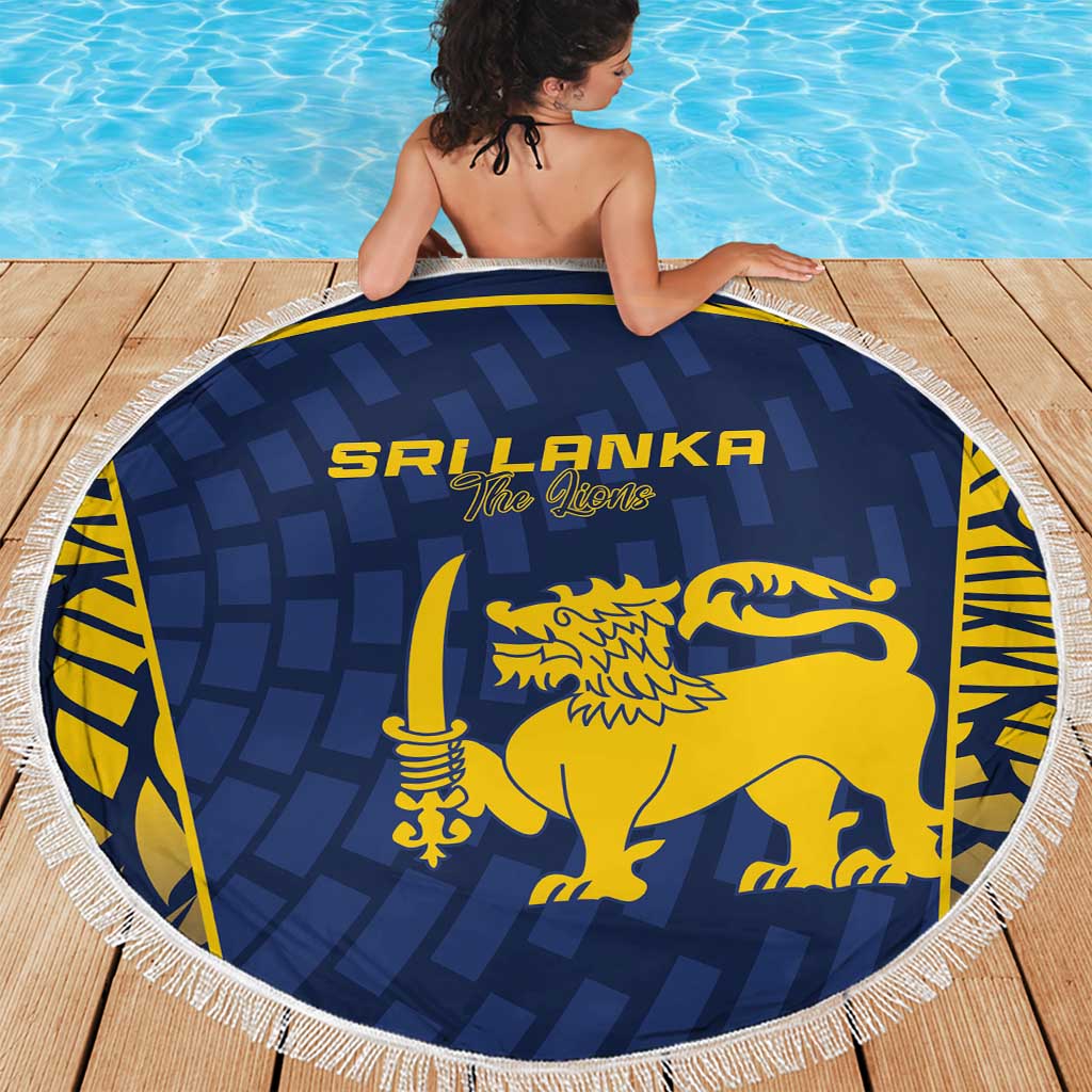 Sri Lanka Cricket Beach Blanket Go Champions Lions