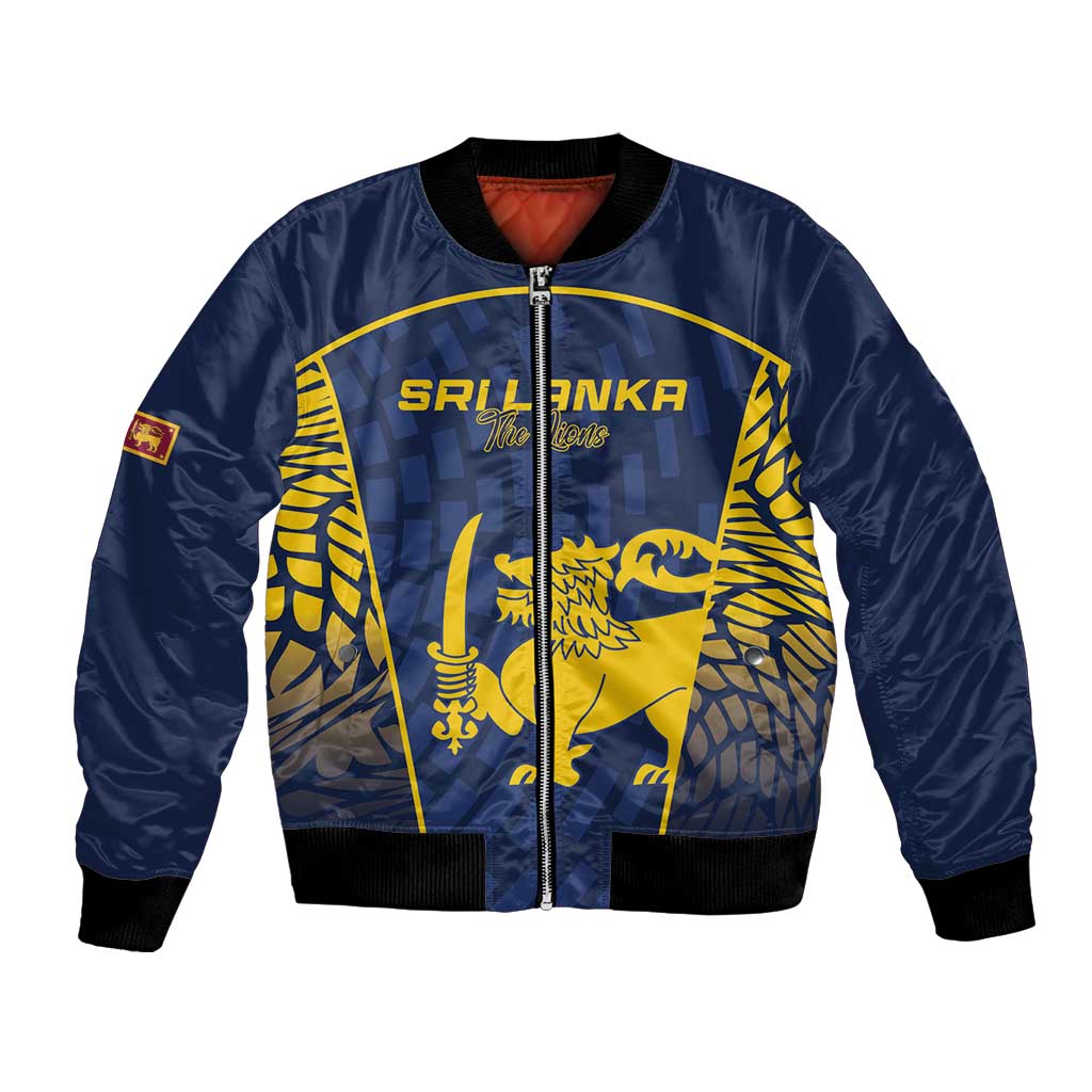 Custom Sri Lanka Cricket Bomber Jacket Go Champions Lions