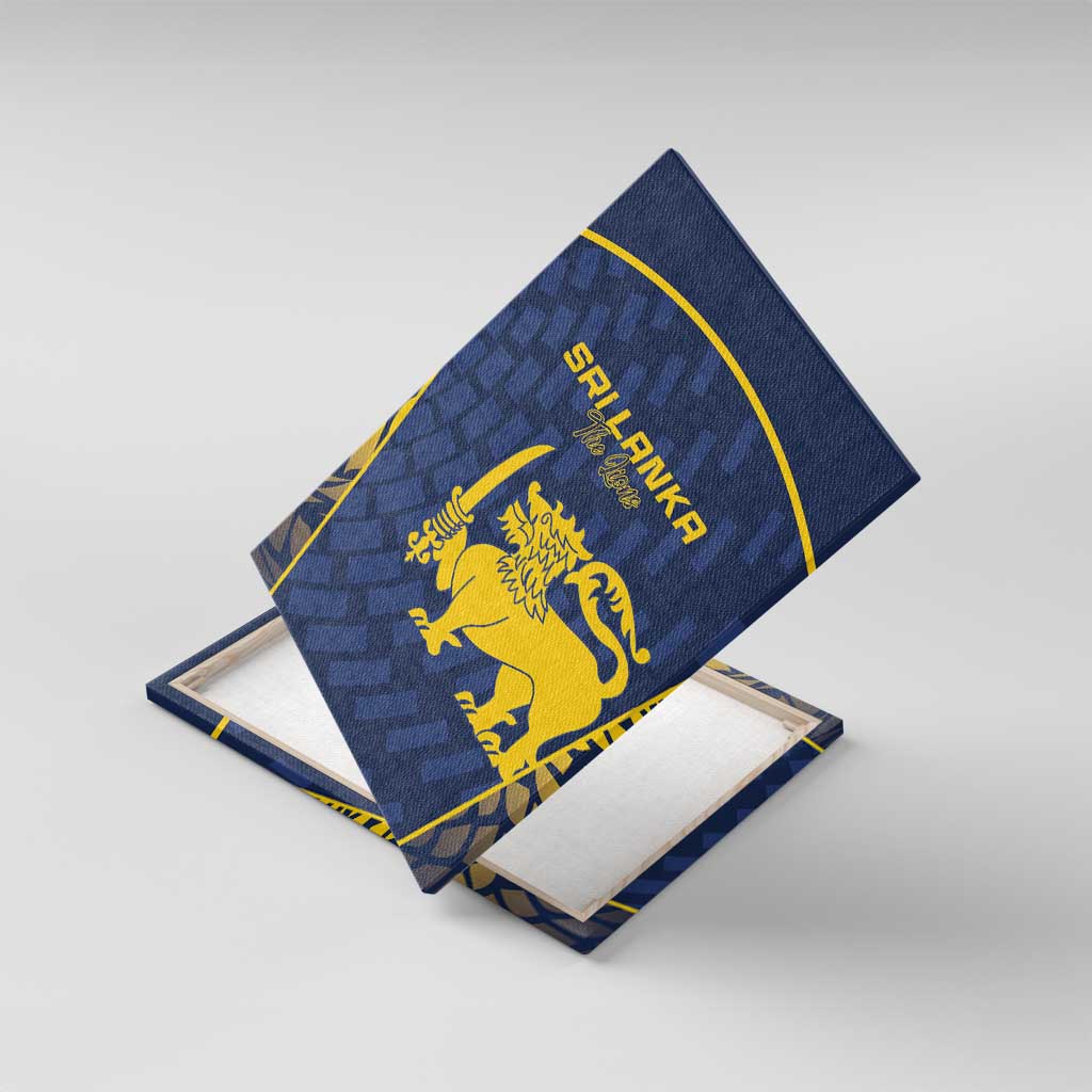 Sri Lanka Cricket Canvas Wall Art Go Champions Lions