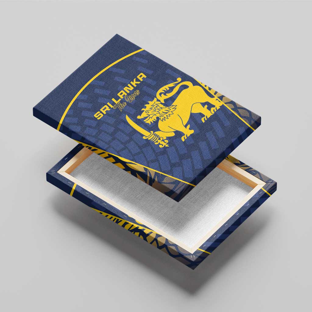 Sri Lanka Cricket Canvas Wall Art Go Champions Lions