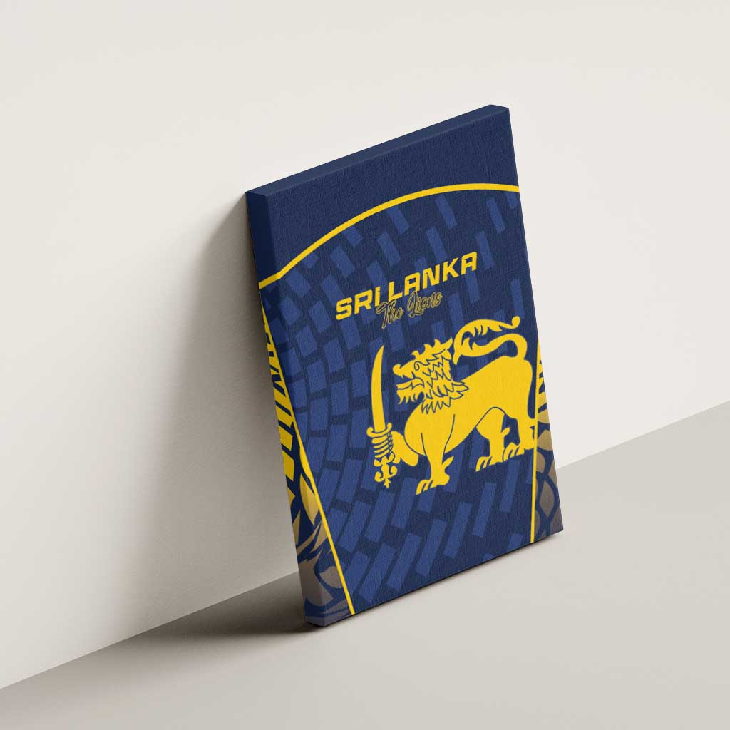 Sri Lanka Cricket Canvas Wall Art Go Champions Lions