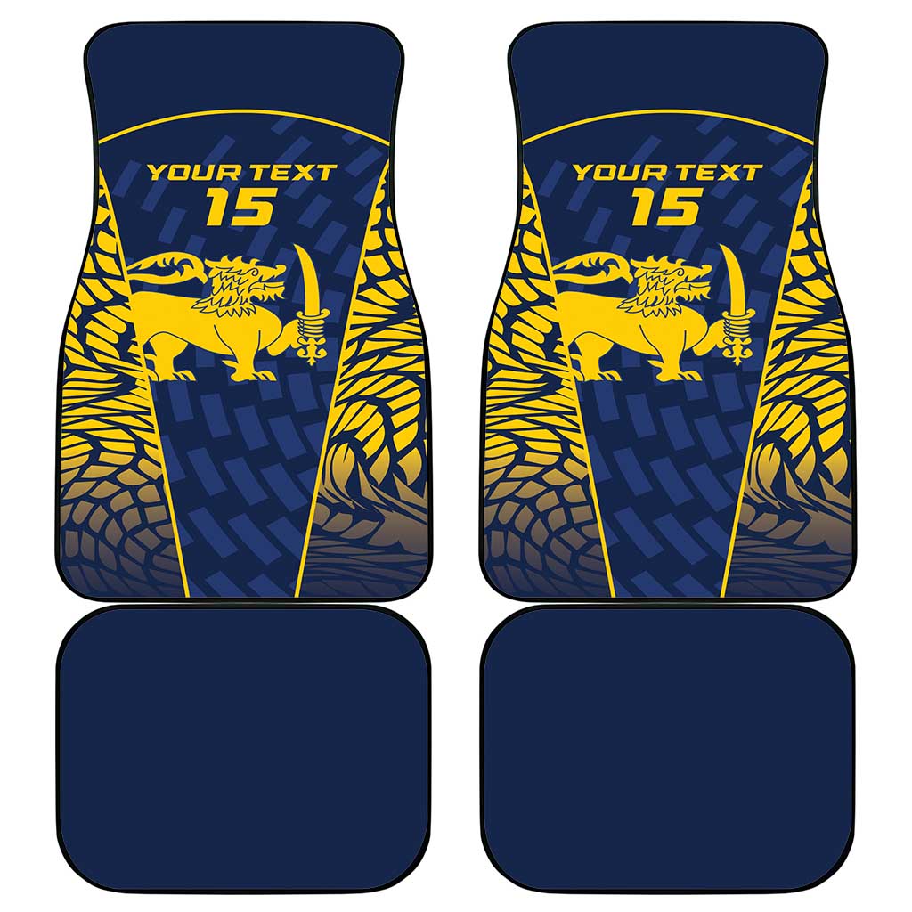 Custom Sri Lanka Cricket Car Mats Go Champions Lions