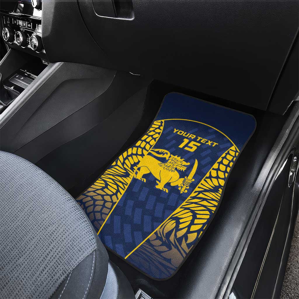Custom Sri Lanka Cricket Car Mats Go Champions Lions