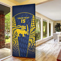 Custom Sri Lanka Cricket Door Cover Go Champions Lions
