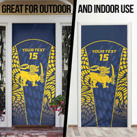 Custom Sri Lanka Cricket Door Cover Go Champions Lions