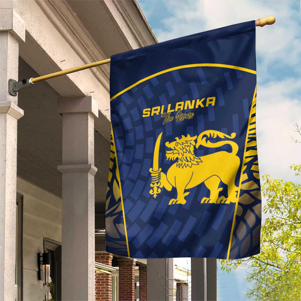 Sri Lanka Cricket Garden Flag Go Champions Lions