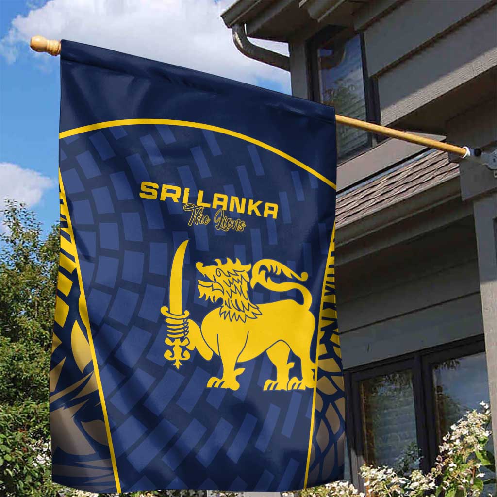 Sri Lanka Cricket Garden Flag Go Champions Lions
