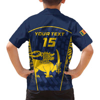 Custom Sri Lanka Cricket Hawaiian Shirt Go Champions Lions