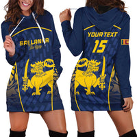 Custom Sri Lanka Cricket Hoodie Dress Go Champions Lions