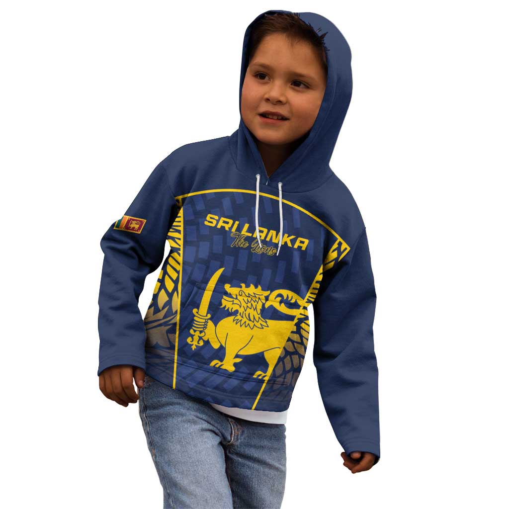 Custom Sri Lanka Cricket Kid Hoodie Go Champions Lions