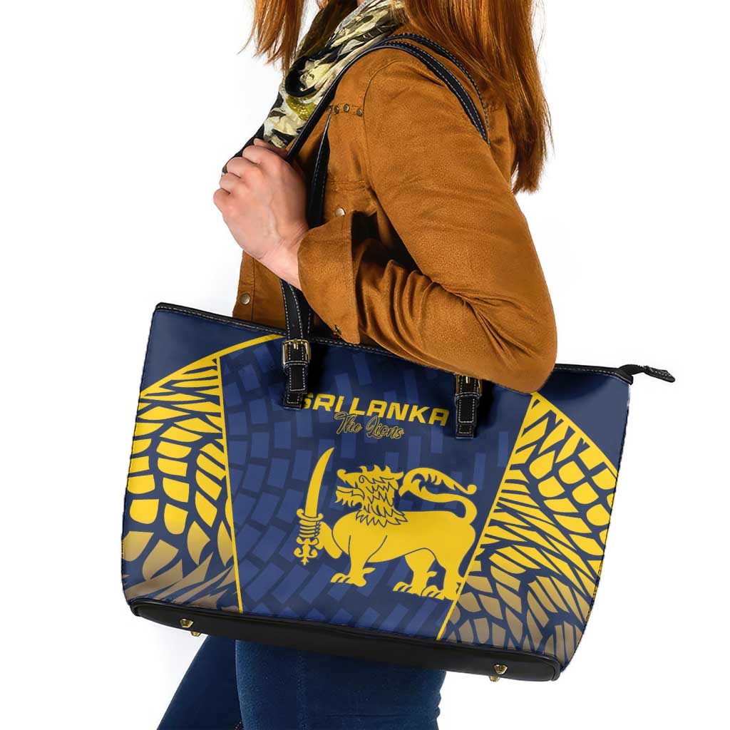 Sri Lanka Cricket Leather Tote Bag Go Champions Lions
