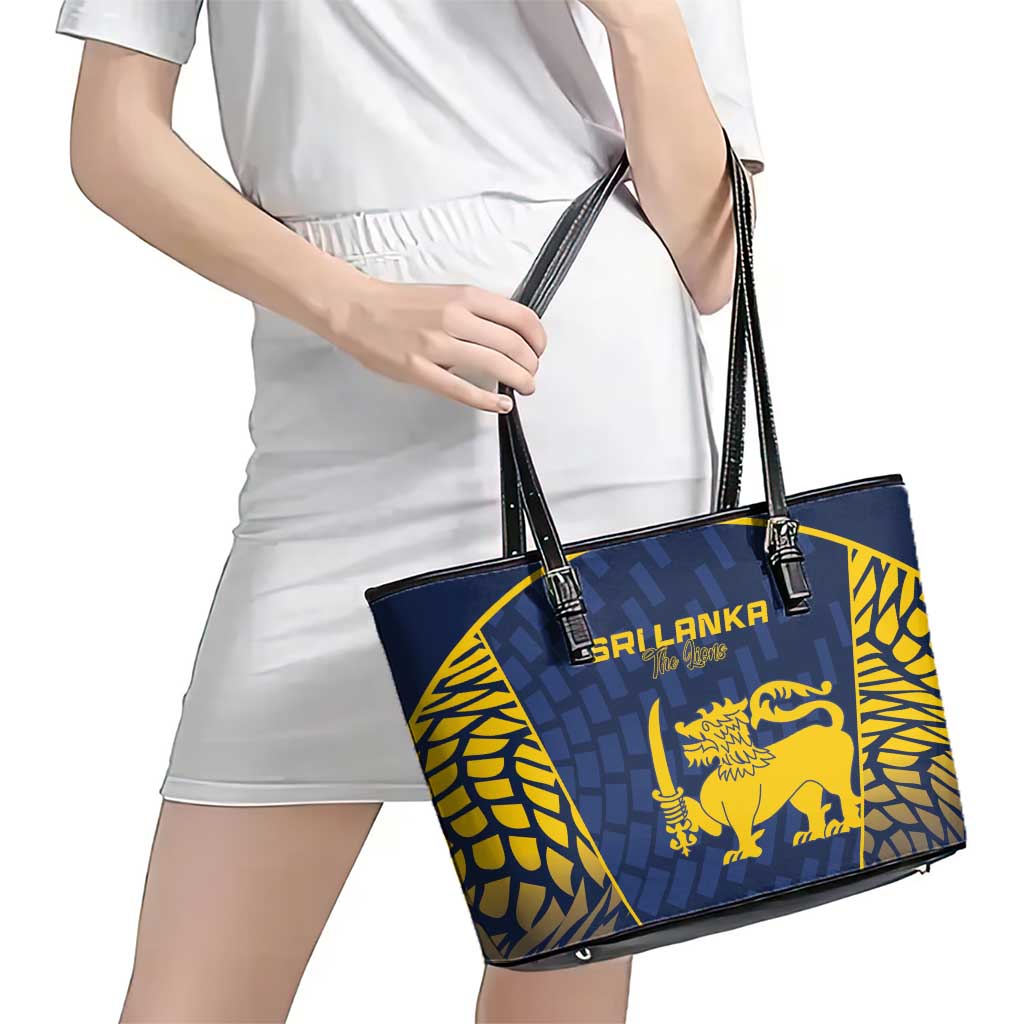 Sri Lanka Cricket Leather Tote Bag Go Champions Lions