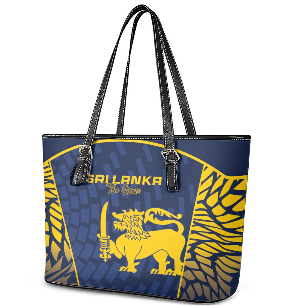 Sri Lanka Cricket Leather Tote Bag Go Champions Lions
