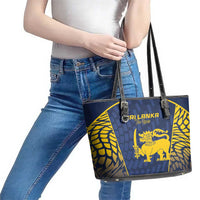 Sri Lanka Cricket Leather Tote Bag Go Champions Lions