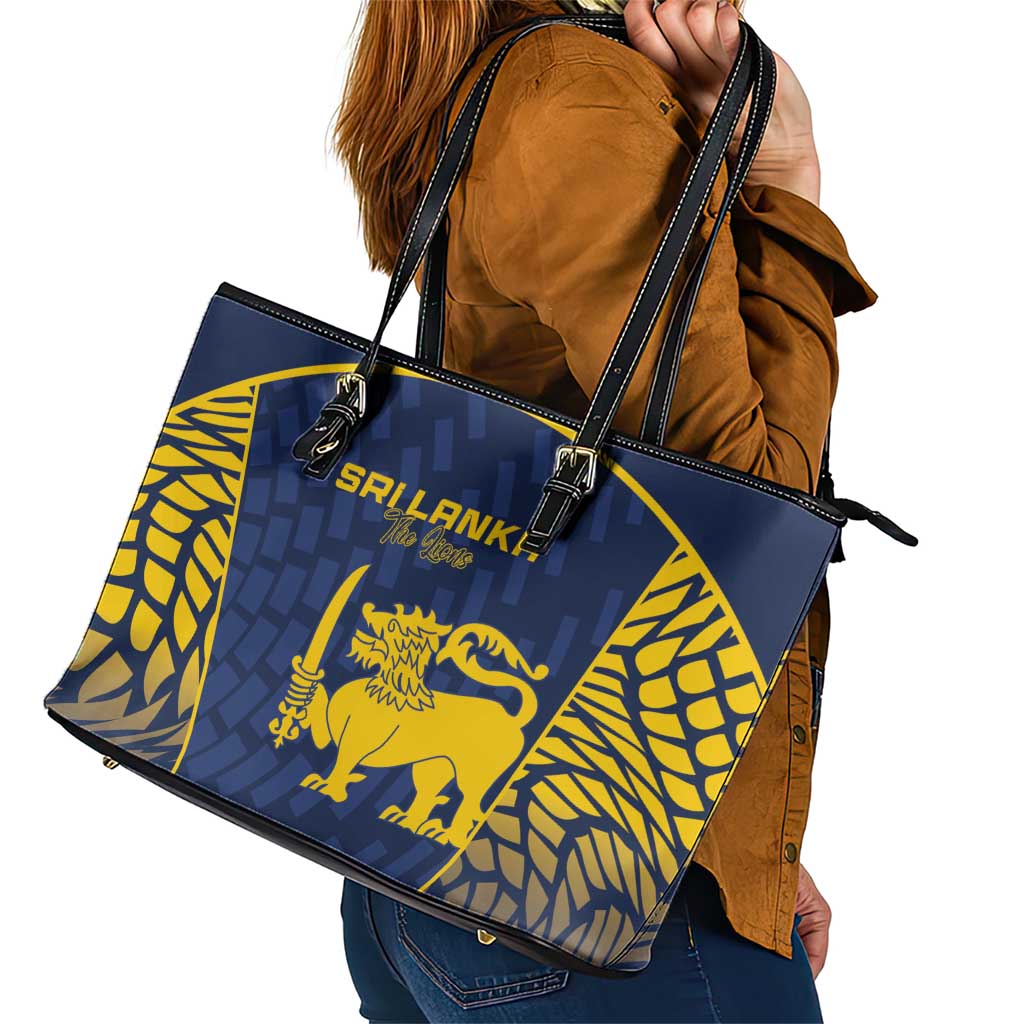 Sri Lanka Cricket Leather Tote Bag Go Champions Lions