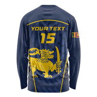Custom Sri Lanka Cricket Long Sleeve Shirt Go Champions Lions