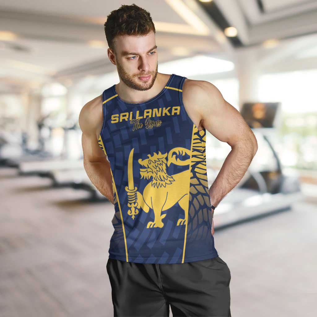 Custom Sri Lanka Cricket Men Tank Top Go Champions Lions