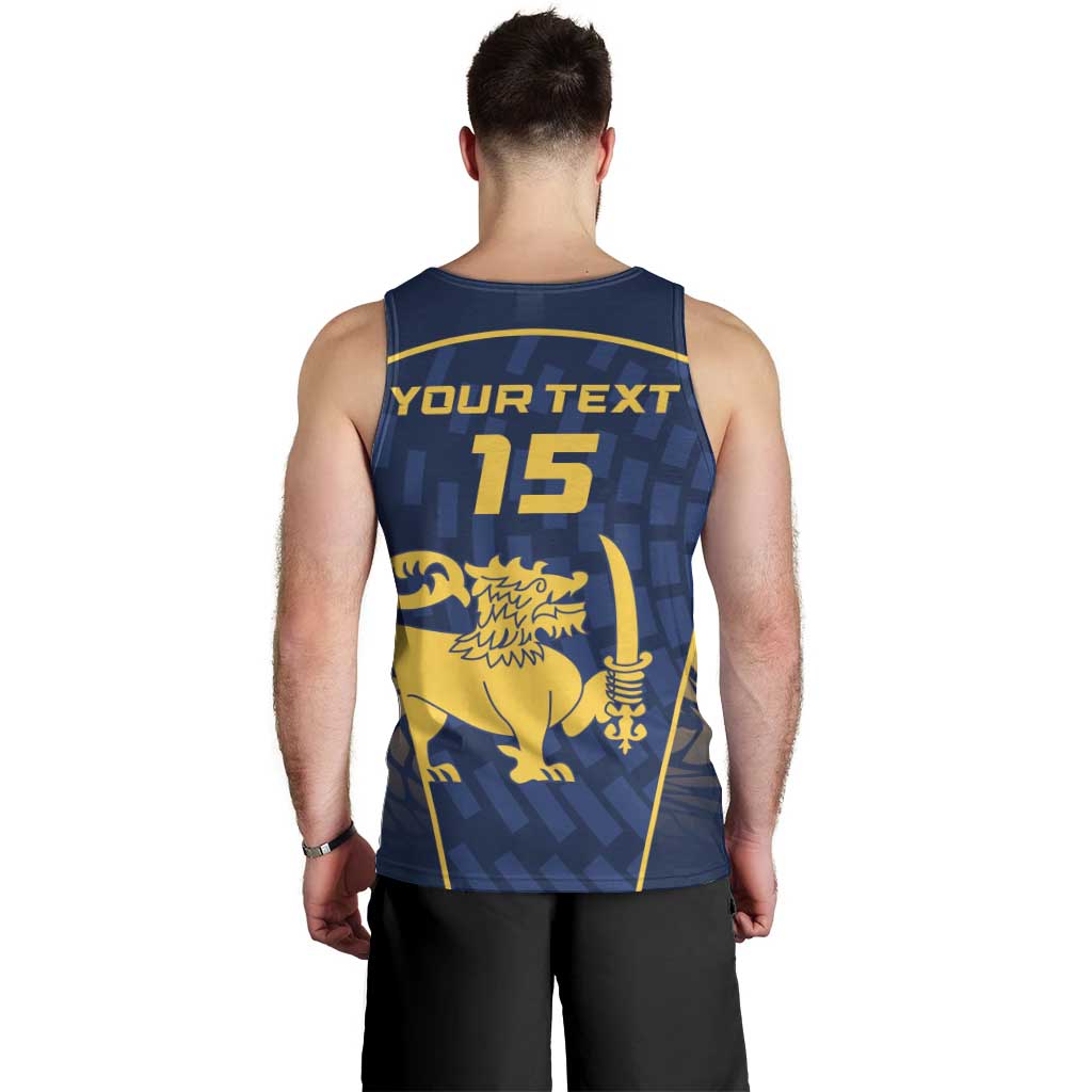 Custom Sri Lanka Cricket Men Tank Top Go Champions Lions