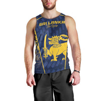 Custom Sri Lanka Cricket Men Tank Top Go Champions Lions