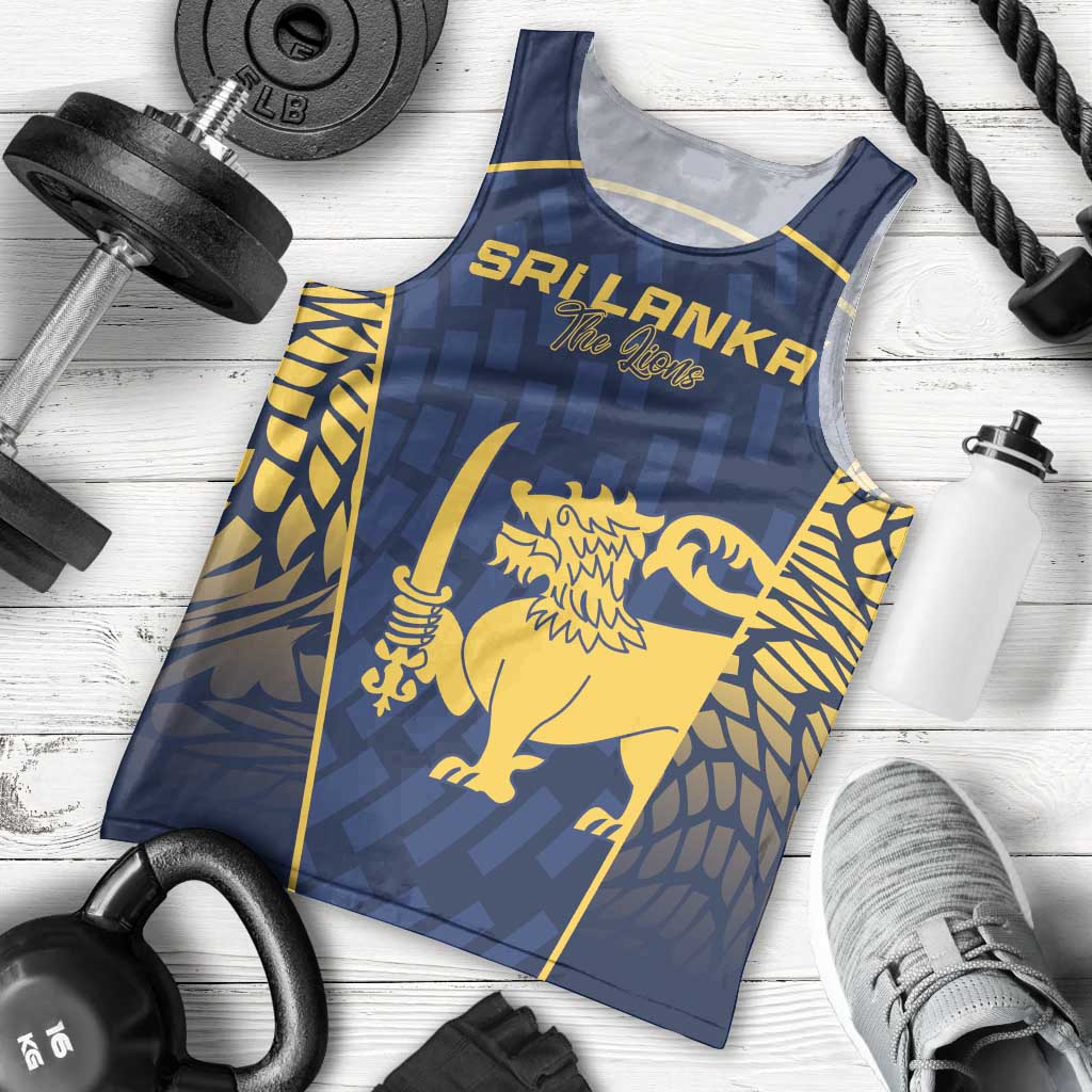 Custom Sri Lanka Cricket Men Tank Top Go Champions Lions