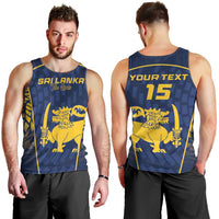 Custom Sri Lanka Cricket Men Tank Top Go Champions Lions