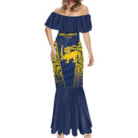 Custom Sri Lanka Cricket Mermaid Dress Go Champions Lions