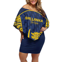 Custom Sri Lanka Cricket Off Shoulder Short Dress Go Champions Lions