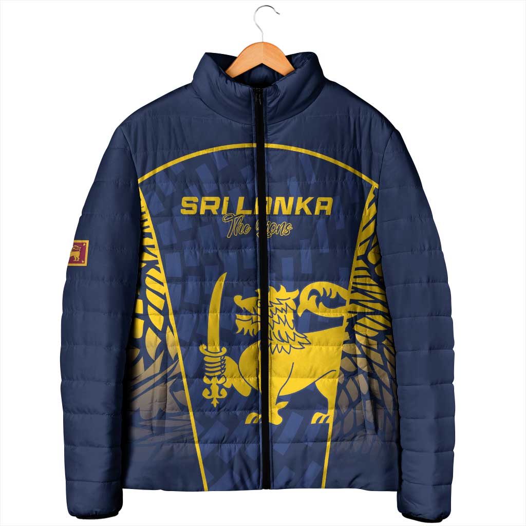 Custom Sri Lanka Cricket Padded Jacket Go Champions Lions