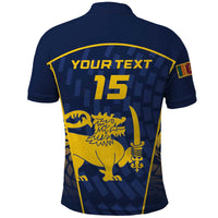 Custom Sri Lanka Cricket Polo Shirt Go Champions Lions