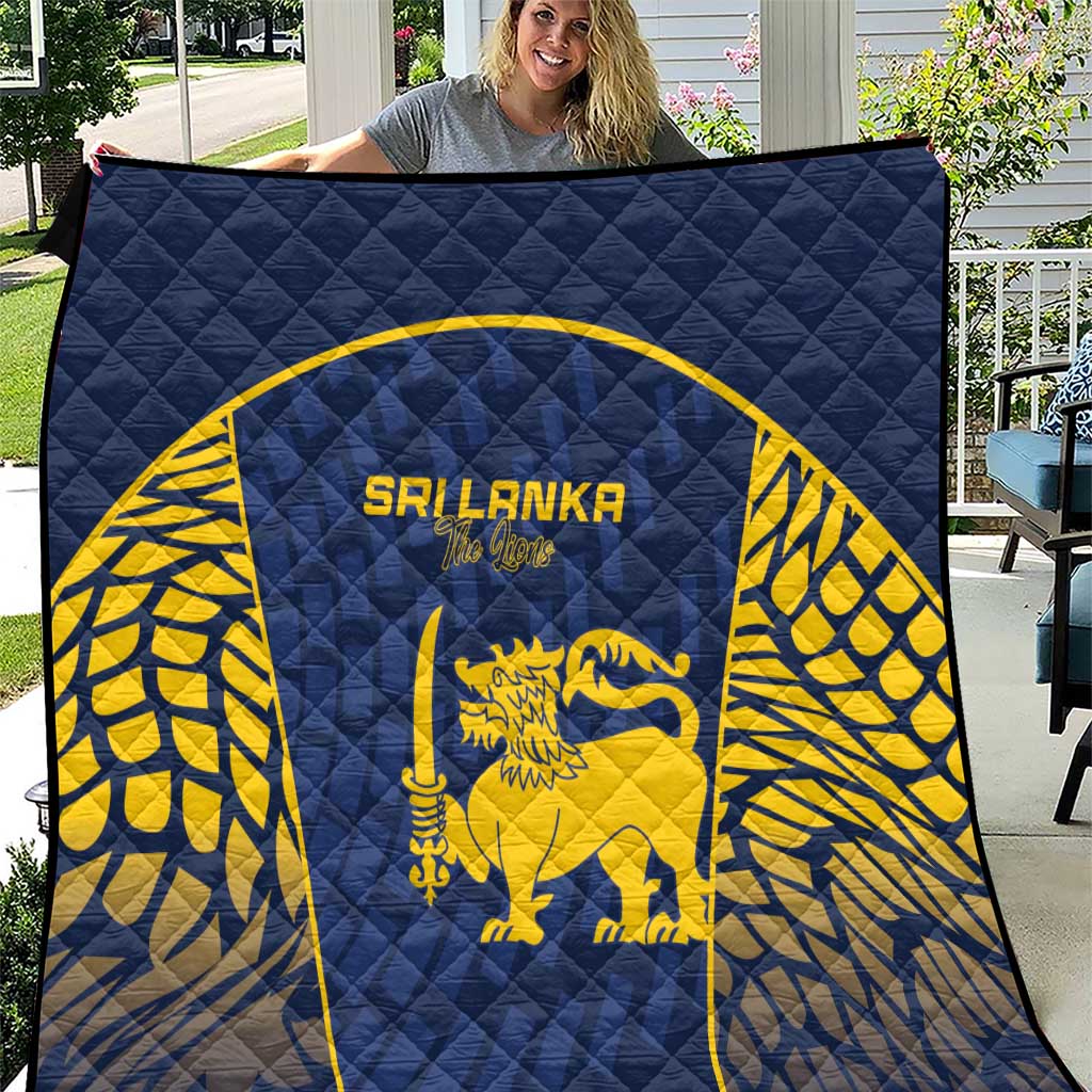 Sri Lanka Cricket Quilt Go Champions Lions