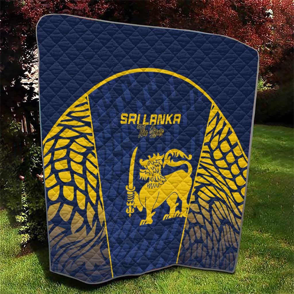 Sri Lanka Cricket Quilt Go Champions Lions
