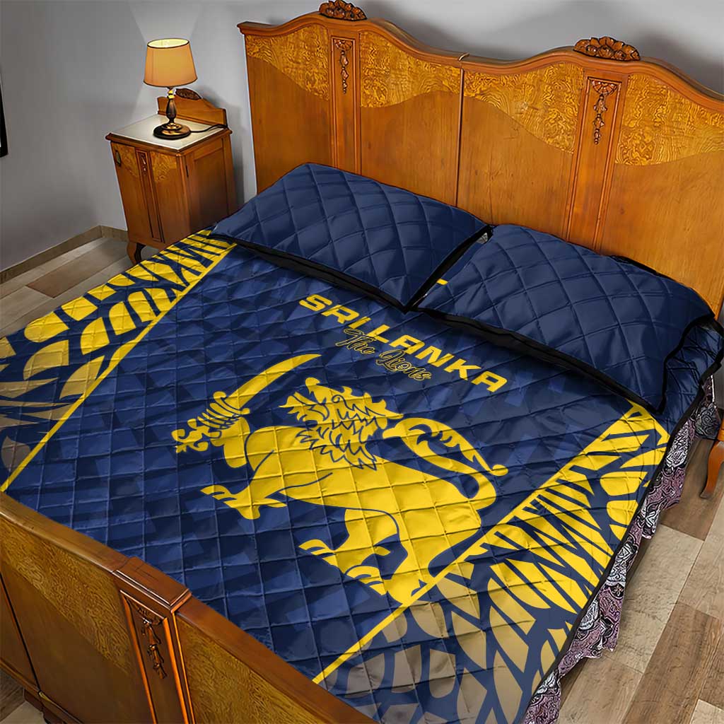 Sri Lanka Cricket Quilt Bed Set Go Champions Lions