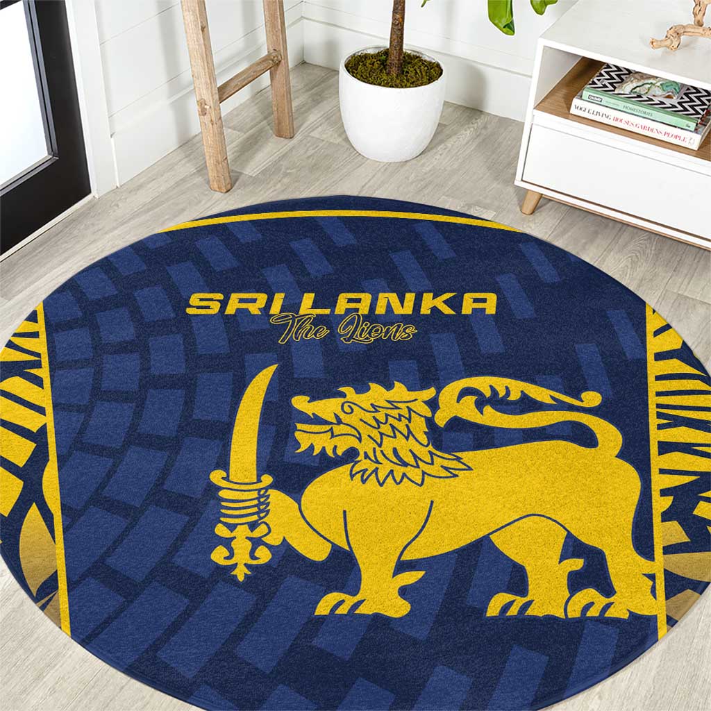Sri Lanka Cricket Round Carpet Go Champions Lions