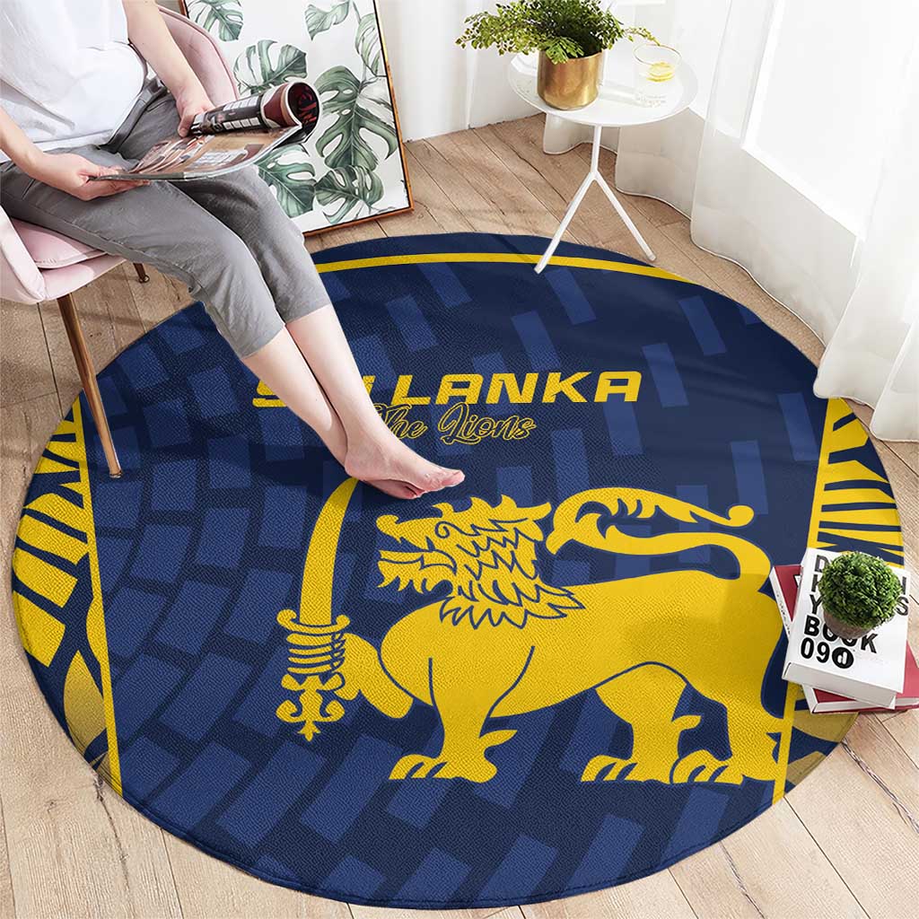 Sri Lanka Cricket Round Carpet Go Champions Lions