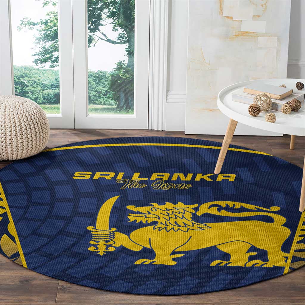 Sri Lanka Cricket Round Carpet Go Champions Lions