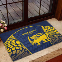 Sri Lanka Cricket Rubber Doormat Go Champions Lions