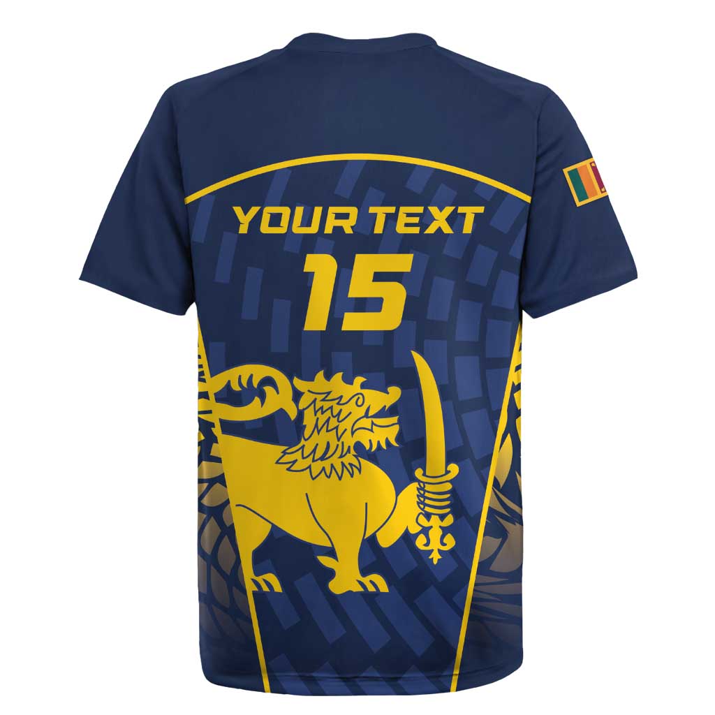 Custom Sri Lanka Cricket Rugby Jersey Go Champions Lions