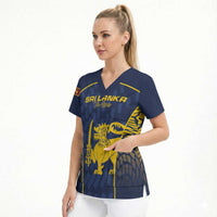 Custom Sri Lanka Cricket Scrub Top Go Champions Lions